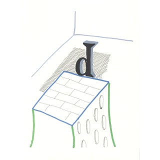1991 'D' From 'Hockney's Alphabet' by David Hockney For Sale