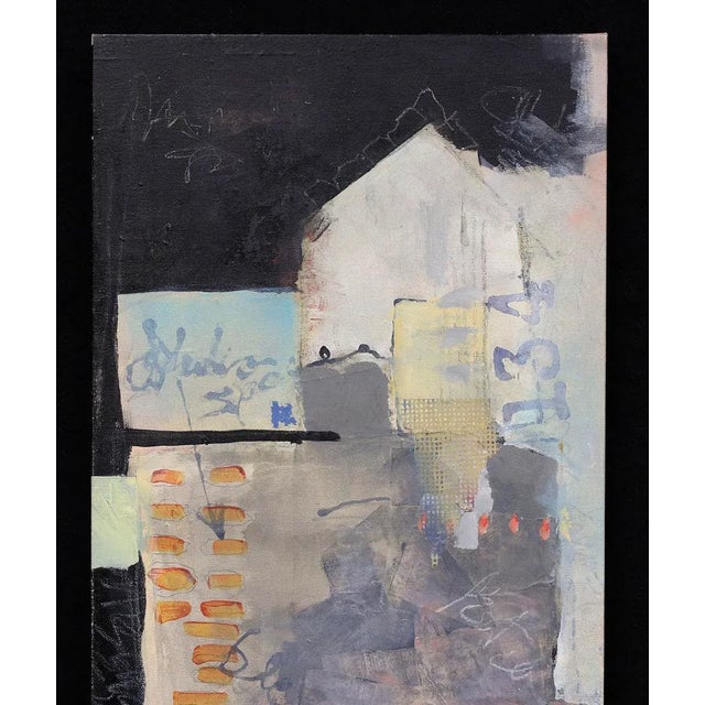 Contemporary "Floor Plan" Original Abstract Mixed Media Painting by Jill Krasner For Sale - Image 3 of 6