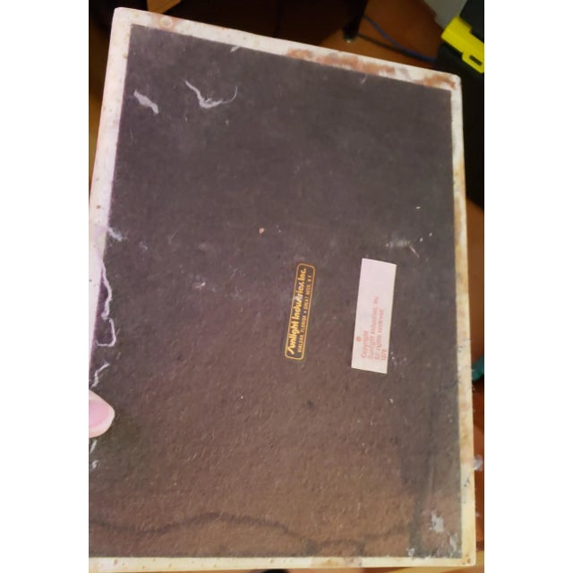 Stone 1970/80s Faux Marble/Granite 4-Piece Desk Set For Sale - Image 7 of 10