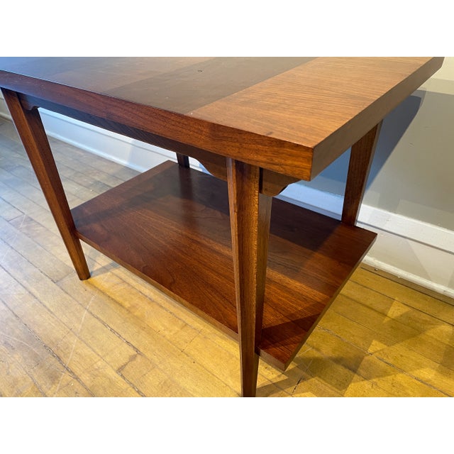 MId Century Two Tone Side Table Chairish
