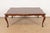 Wood Kindel Furniture Style French Provincial Louis XV Carved Cherry Wood Extension Dining Table, Newly Refinished For Sale - Image 7 of 11