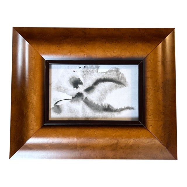 Contemporary Original Abstract Angel Watercolor Painting For Sale