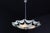 Black Mid-Century Glass Hanging Pendant Lamp, 1958 For Sale - Image 8 of 13