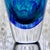 Joseph Nielander Water Veil Art Glass Vase – Amethyst Teal Cobalt Sculptural Studio Glass For Sale - Image 4 of 7