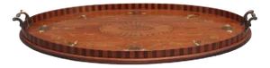 19th Century Inlaid Satinwood Tray, 1880s