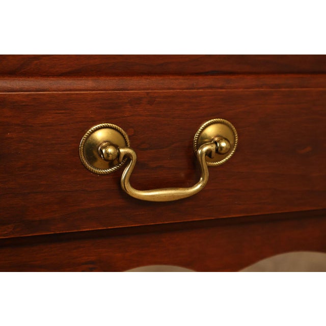Chippendale Style Narrow One Drawer Small Console Table For Sale - Image 9 of 18