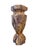 1970s Vintage Hand-Carved Wabi-Sabi Chrysanthemum Wood Vase For Sale - Image 5 of 11