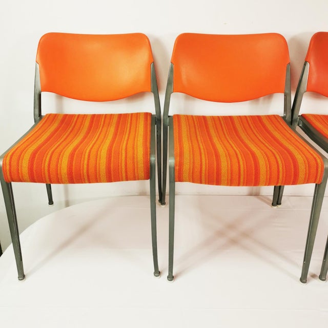 Mid-Century Modern Space Age Chair Set from Kusch+Co, 1970s, Set of 4 For Sale - Image 3 of 16
