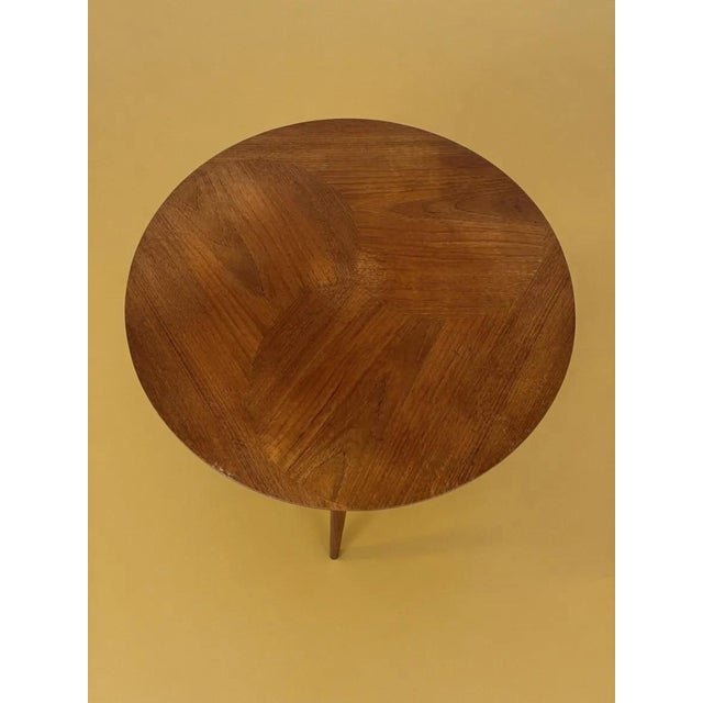 Danish coffee table, 1960s, Holger Georg Jensen, teak, Ø60 cm. Dimensions: Diameter: 60 cm Designer and production:...