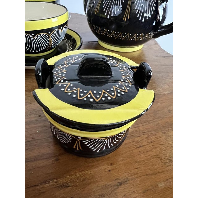 Ceramic Vintage Lunch and Tea Set, 1960s, Set of 12 For Sale - Image 7 of 10