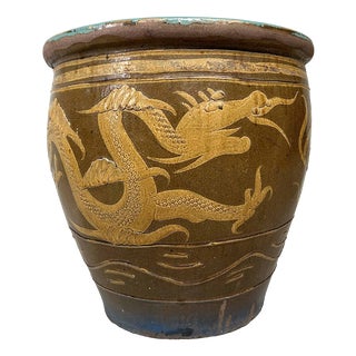 Traditional Water Pot Dragon from Ryū Mizubachi, Japan, 1920s For Sale