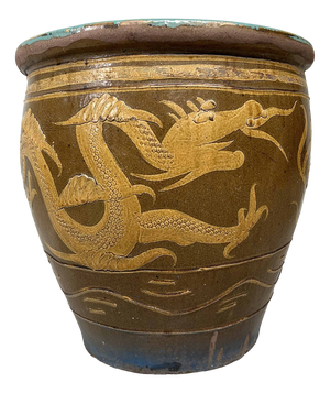 Traditional Water Pot Dragon from Ryū Mizubachi, Japan, 1920s