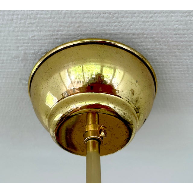 Large Vintage Glass Pendant Light from Doria, 1970s For Sale - Image 15 of 16