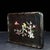 Vintage Zitan Wood Tray With Mother-of-Pearl "Magpie on Plum" Inlay For Sale - Image 4 of 9