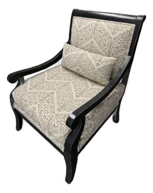 Jonathan Louis Fernand Exposed-Wood Accent Chair