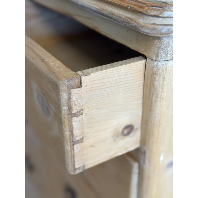 Antique English Pine Dresser, Two over Three For Sale - Image 4 of 4