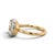 Gia Certified 3.03 Carat Round Brilliant Cut Diamond Engagement Ring, Size 6.5 For Sale In Chicago - Image 6 of 8