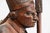 19th Century Folk Art Statue Sculpture Carved Wood Bishop Santos Style For Sale - Image 11 of 17