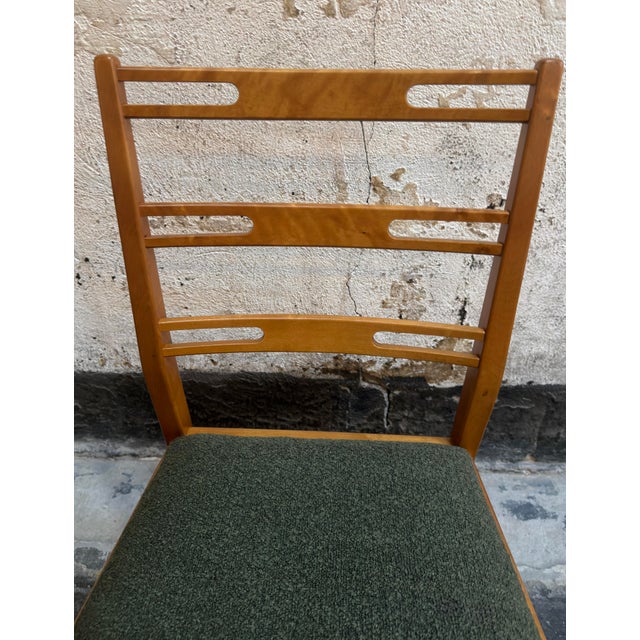 Vintage Mid-Century Swedish Modern Birch Dining Chairs - Set of Four Restored For Sale - Image 9 of 11