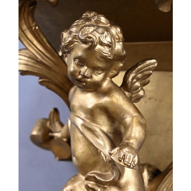 Late 19th Century Gilt Wood Wall Sconces, Set of 2 For Sale - Image 13 of 18