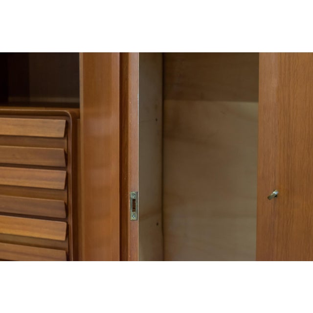 Wooden Sideboard with Doors and Drawers from Galleria Mobili Darte, Italy, 1950s For Sale - Image 11 of 17