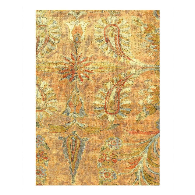 1920s Early 20th Century Antique Persian Lilian Rug - 12′6″ × 19′8″ For Sale - Image 5 of 12