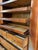 Wood Antique Solid Mahogany English Linen Cabinet Over Chest of Drawers c.1910 For Sale - Image 7 of 9