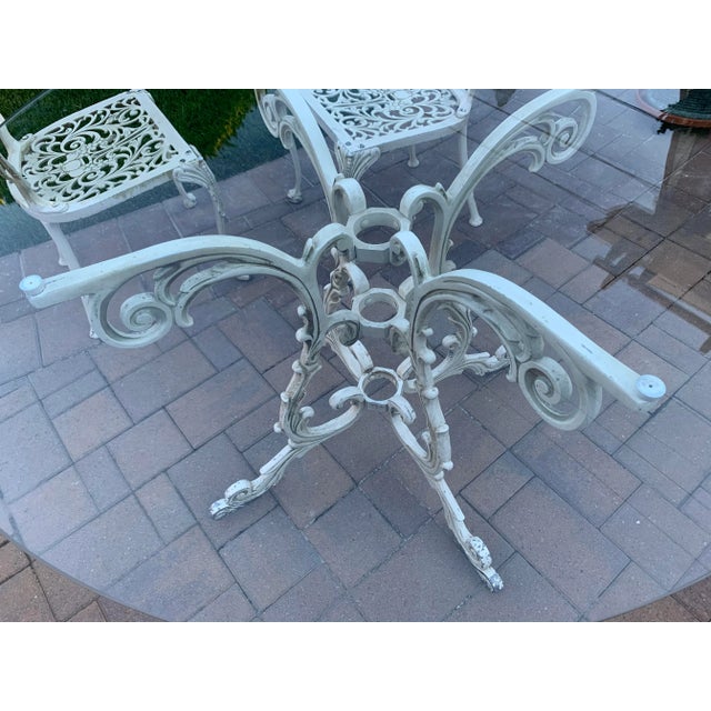 Arthur Court Vintage Arthur Court Style Dining Table & 4 Chairs For Sale - Image 4 of 12