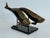 Vintage Brass and Wood Sculpture Depicting Two Fish For Sale In Miami - Image 6 of 8