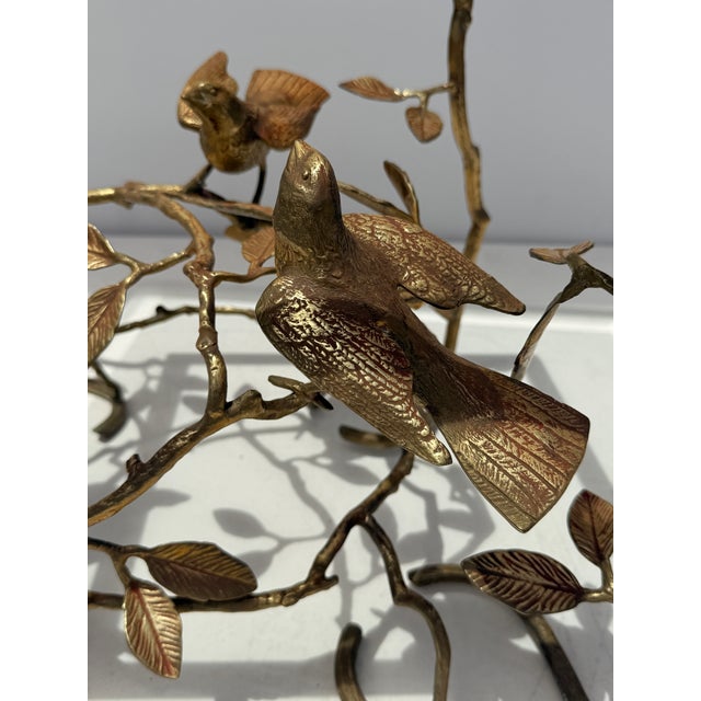 Brass Birds on Branches Coffee Table Manner of Giacometti For Sale - Image 12 of 12
