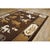 1930s Brown Horse Pattern Antique Chinese Mongolian Wool Animal Rug For Sale - Image 4 of 8
