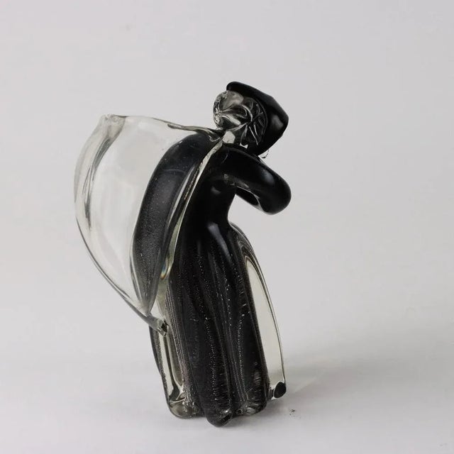 Woman Figurine in Glass For Sale - Image 6 of 9