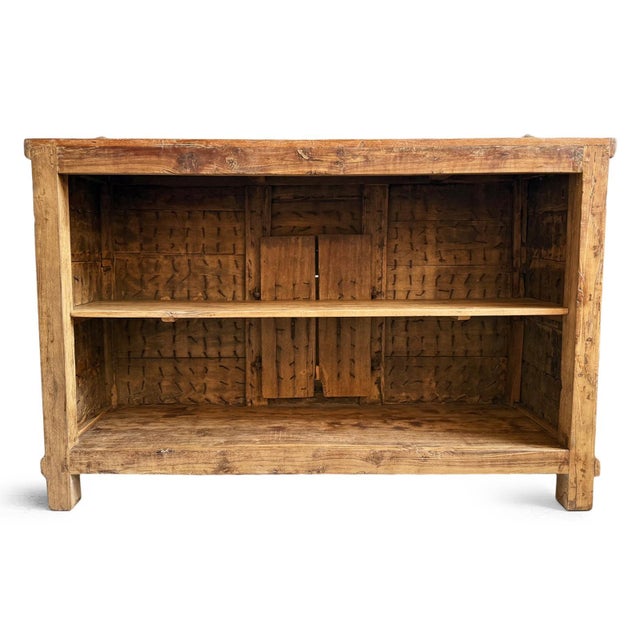 Indian Antique Indian Dowry Chest Tall Bar Cabinet For Sale - Image 3 of 10