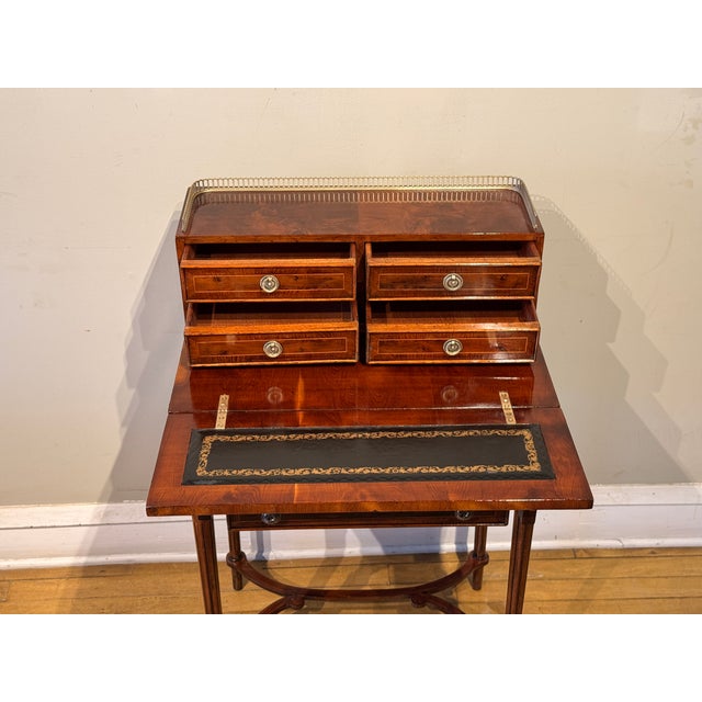 Antique Federal-Style Writing Desk / Secretary For Sale - Image 4 of 10