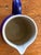 Farmhouse Vintage French Water Pitchers Digoin Grespots # 0, 2 , 4, Cobalt Blue Glaze Farmhouse Set of 3 For Sale - Image 3 of 12