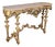 Italian Lacquered and Gilded Console, 1970s For Sale