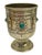 Vintage Alpaca Silver Spanish Goblet Cup With Turquoise Color Cabochon Stone Accents For Sale - Image 16 of 16