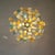 Scenographic chandelier with strips “Listelli ” elements of Murano glass worked with traditional tecnique in “piastra”...