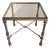 Vintage Giacometti Style Iron Side Table For Sale