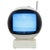 White Vintage Portable Model 3240 Videosphere Television from JVC, 1970s For Sale - Image 8 of 8