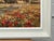 Green Vintage Impressionist English River Landscape Painting with Flowers & Figures 1985 For Sale - Image 8 of 16