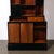 Art Deco 1930s Art Deco Walnut & Black Lacquer Skyscraper Style Bookshelf With Chrome Pulls For Sale - Image 3 of 12