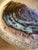 Handbuilt Textured Ceramic Vase: Green Brown Glaze Studio Pottery Sculpture For Sale - Image 9 of 12
