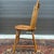 Wood Vintage L. Hitchcock Rustic Traditional Oak Cane Cut Windsor Stonington Chair For Sale - Image 7 of 12