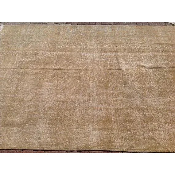 Vintage Turkish Oushak Rug - 6′11″ × 9′10″ X For Sale - Image 4 of 6