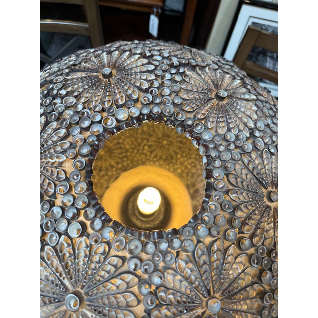 Shell Mosaic Table Lamp For Sale In San Francisco - Image 6 of 12