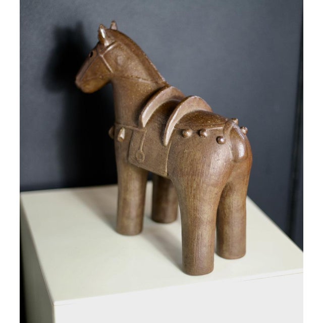 Japanese Ceramic Horse, 1950s For Sale - Image 10 of 17