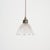 1950s Antique Reclaimed Holophane Glass Pendant Light, 1950s For Sale - Image 5 of 8