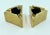 Modern Triangle Ashtrays in Brass, Set of 2 For Sale - Image 10 of 10