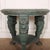 Unusual 19th century German carved and painted oak lamp table. 1890. This piece is designed in the style of the selected...